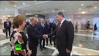 Владимир Путин прибыл на встречу в Минск
