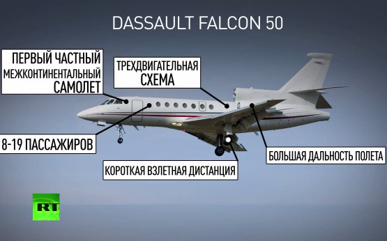 Самолет Dassault Falcon 50 разбился 21 октября