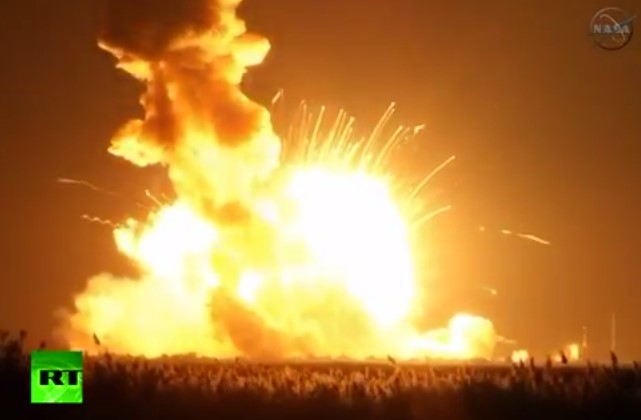 Ракета-носитель Antares взорвался на старте