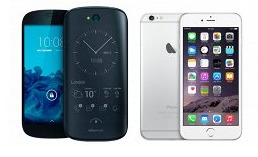 YotaPhone 2 против iPhone 6 - Россия против США