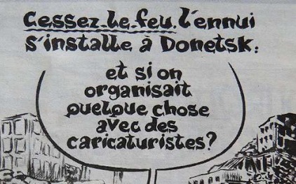 Шарли Эбдо опуликовал карикатуру на Донецк