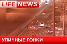Видео аварии на юге Москвы в ночь со среды на четверг