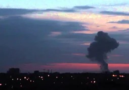 Мощный взрыв, Донецк 16.06.2015