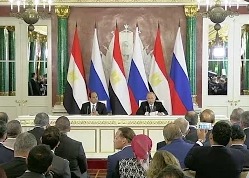 Заявления Путина для прессы по завершении российско-египетских переговоров