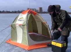 Salapinru: Установка и сборка зимней палатки в сильный ветер