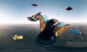 Видео 360: Прыжок с парашютом - виртуальная реальность