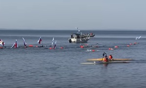 Победный заплыв 8 мая 2016 года (Владивосток)