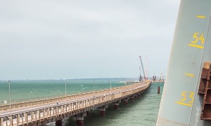 Стройка века - Крымский мост - июнь 2016