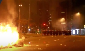 Беспорядки в Сан-Паулу - протест против и.о. президента Бразилии