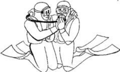 Дыхание партнеров из одного легочного автомата