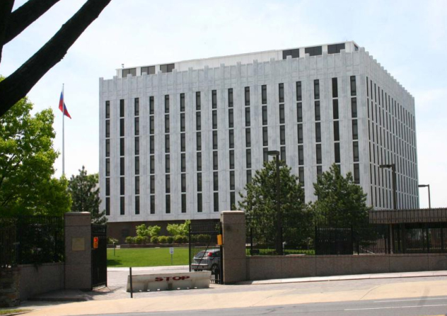 Посольство РФ, Вашингтон (США), 2650 Wisconsin Avenue Northwest