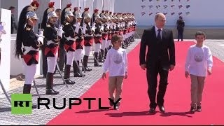 Пресс-конференция Владимира Путина в Нормандии