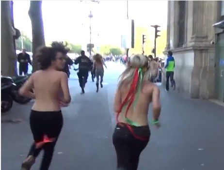 FEMEN в Париже