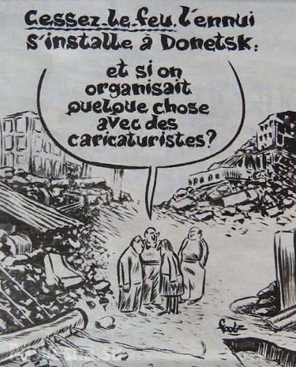 Шарли Эбдо опуликовал карикатуру на Донецк Шарли Эбдо опуликовал карикатуру на Донецк