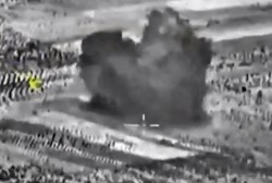 Уничтожение цеха по производству взрывных устройств в Сирии
