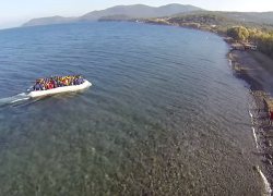 Каждый день на остров Лесбос прибывают беженцы
