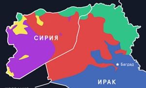 Обзор карты боевых действий в Сирии