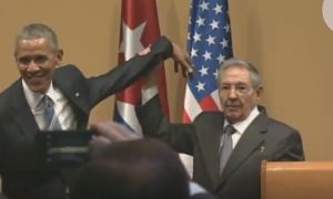 Видео: Барак Обама и Рауль Кастро