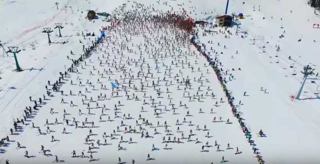 Шерегеш - спуск в купальниках, Grelka Fest 2016