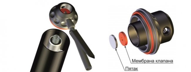 Из внутренней части задника может выпасть мембрана клапана