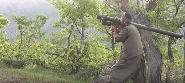 Видео сбития боевого вертолета ВВС Турции с помощью ПЗРК Игла