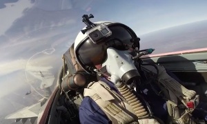 Воздушный бой - видео из кабины МиГ-29