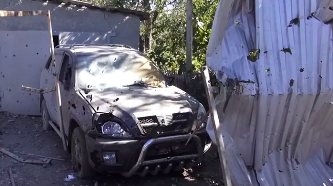 Ночной обстрел Макеевки