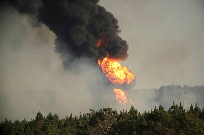 США: Семь человек пострадали (взорвался газопровод)