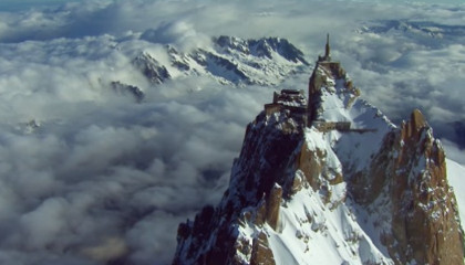Прыжок с высоты  3847 - Ледник Des Bossons