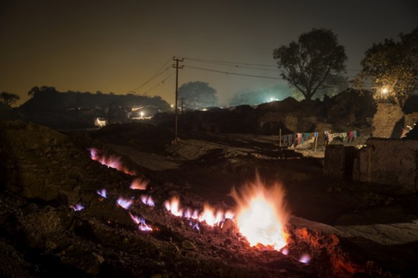Джхарии - город в адском пламени