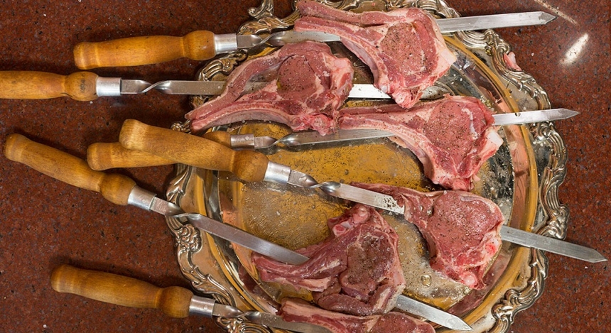 шашлык из телятины