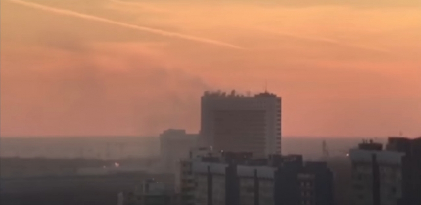 Пожар на техническом объекте Службы внешней разведки (юго-запад Москвы)