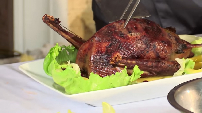 Дикий гусь запеченный в духовке