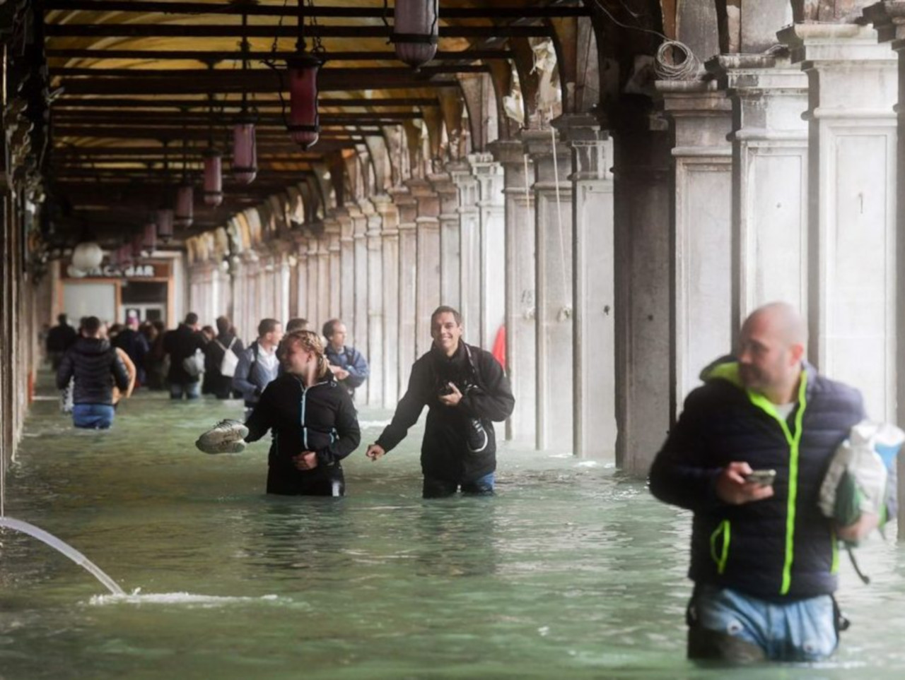 70% Венеции затопило (29 октября 2018)
