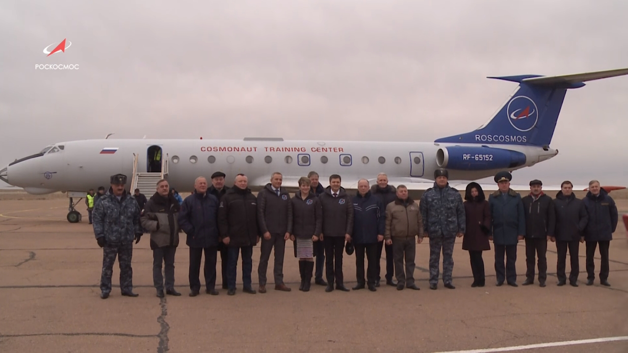 Экипажи Союз МС-11 прилетели на Байконур