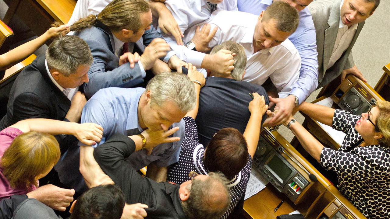 Лучшие драки украинских политиков