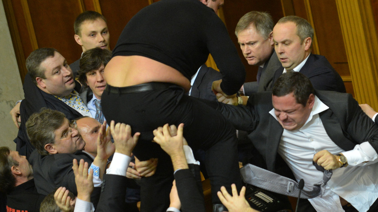Лучшие драки украинских политиков