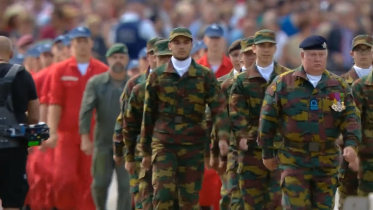 Марш бельгийских курсантов