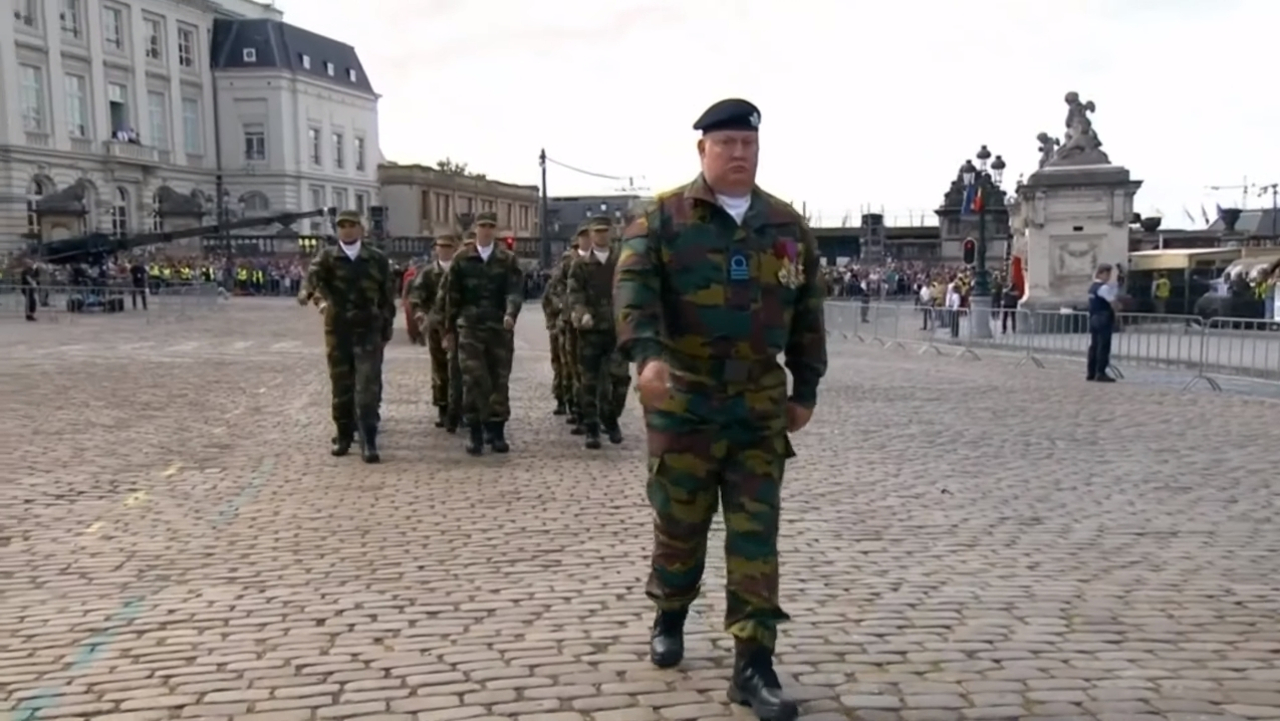 Марш бельгийских курсантов