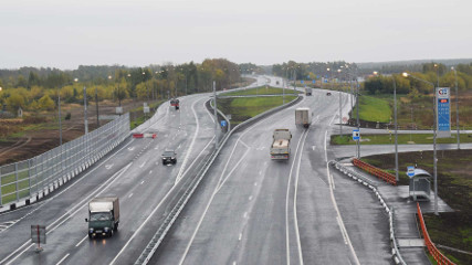 На федеральной трассе М-5 «Урал» отремонтировали 40 км дороги