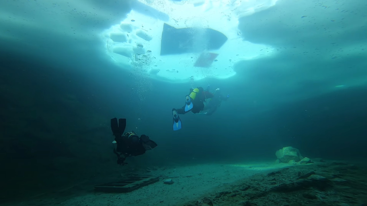 Особенности подледного дайвинга на севере