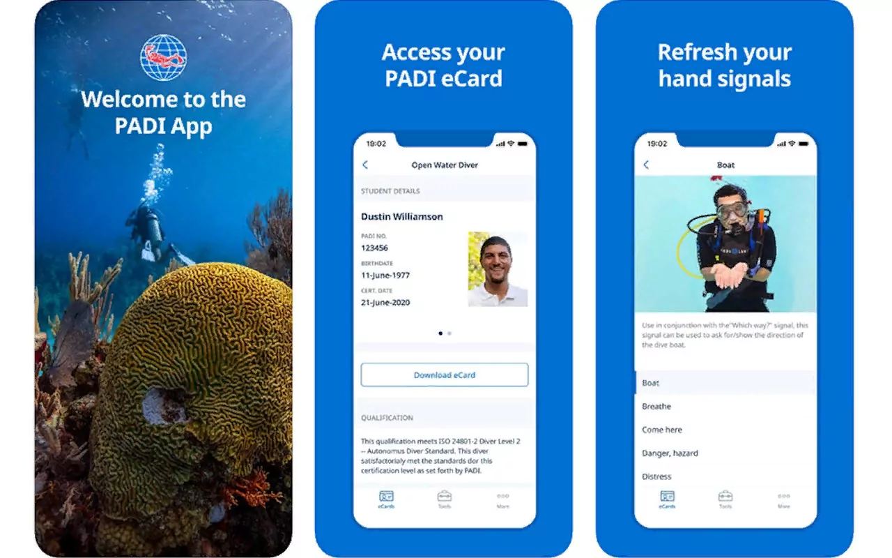 PADI App (Мобильное приложение)