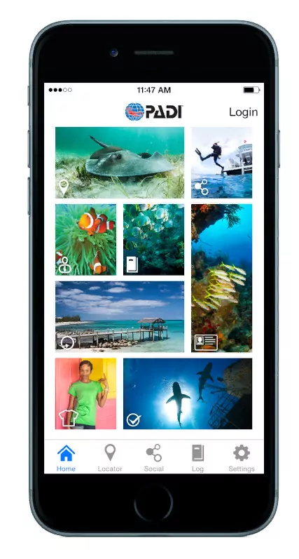 PADI App (Мобильное приложение)
