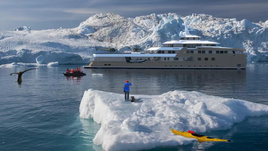 Мега-яхта-ледокол (La Datcha)