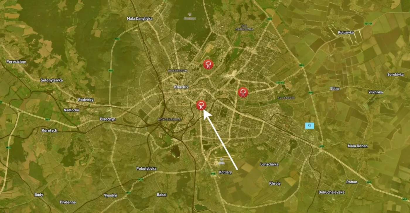 Российские войска поразили цех по сборке беспилотников в Харькове